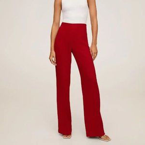 Mango Red Palazzo Pants XS (New with tags)